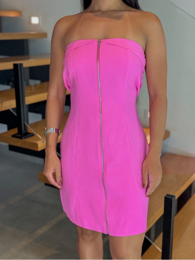 Vestido Zíper Amanda Rosa