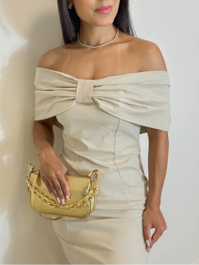 Vestido Daiana Areia