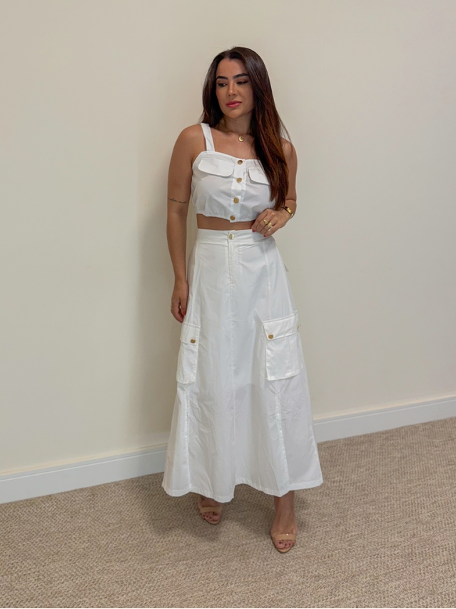 Conjunto Saia Marcela Off