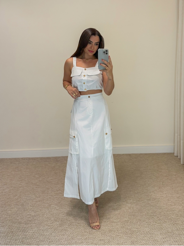 Conjunto Saia Marcela Off