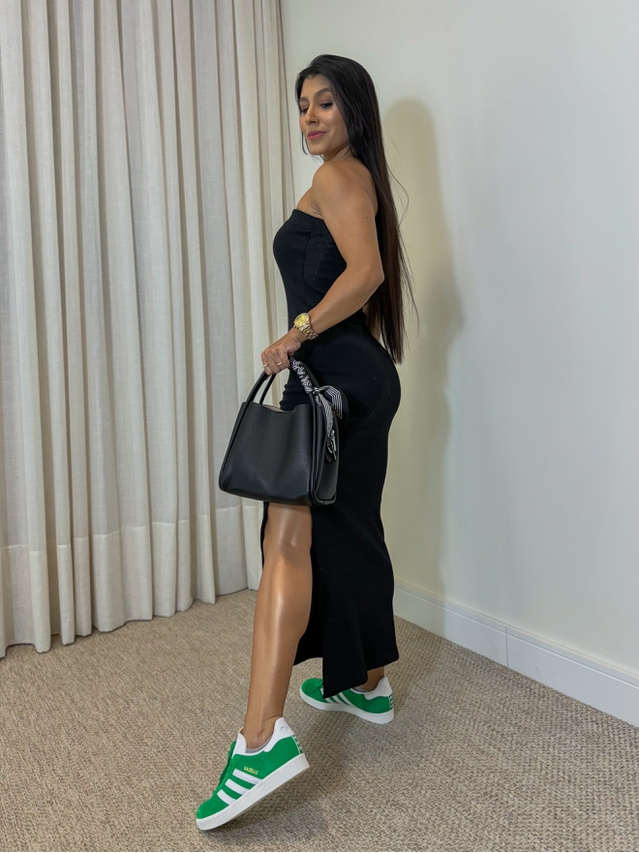 Vestido Liso Tomara Que Caia Preto