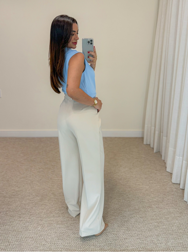 Blusa Eliana Azul Bebê