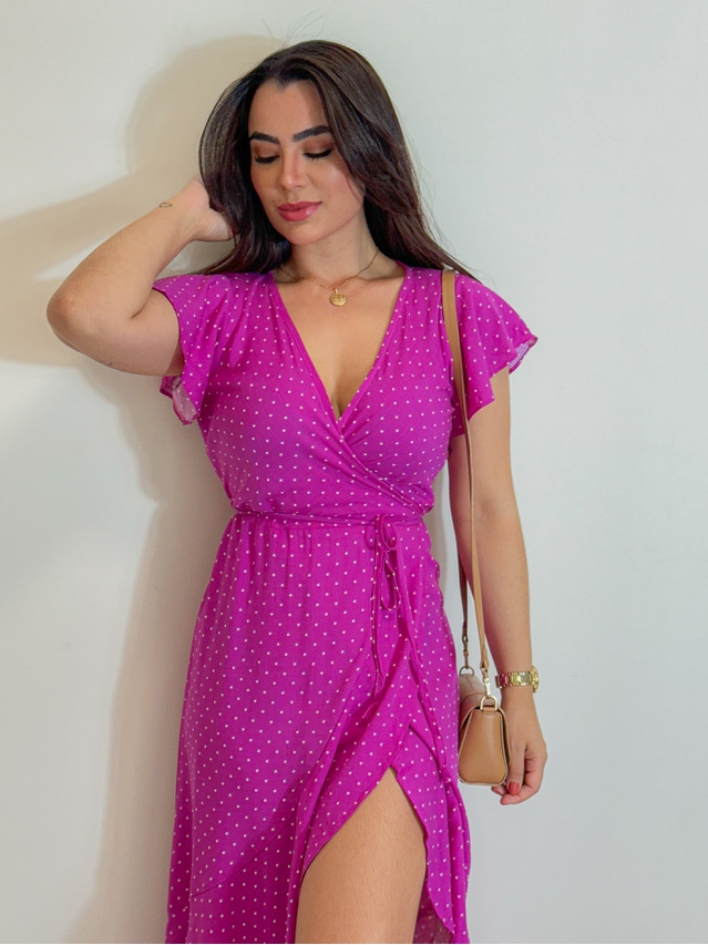 Vestido Envelope Fúcsia 