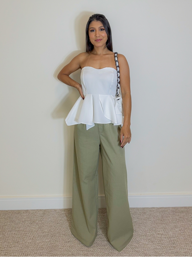 Blusa Tomara Que Caia Laysa Branca