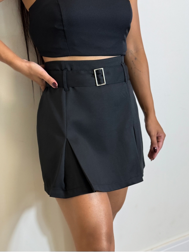 Saia Pregas Fernanda Preto