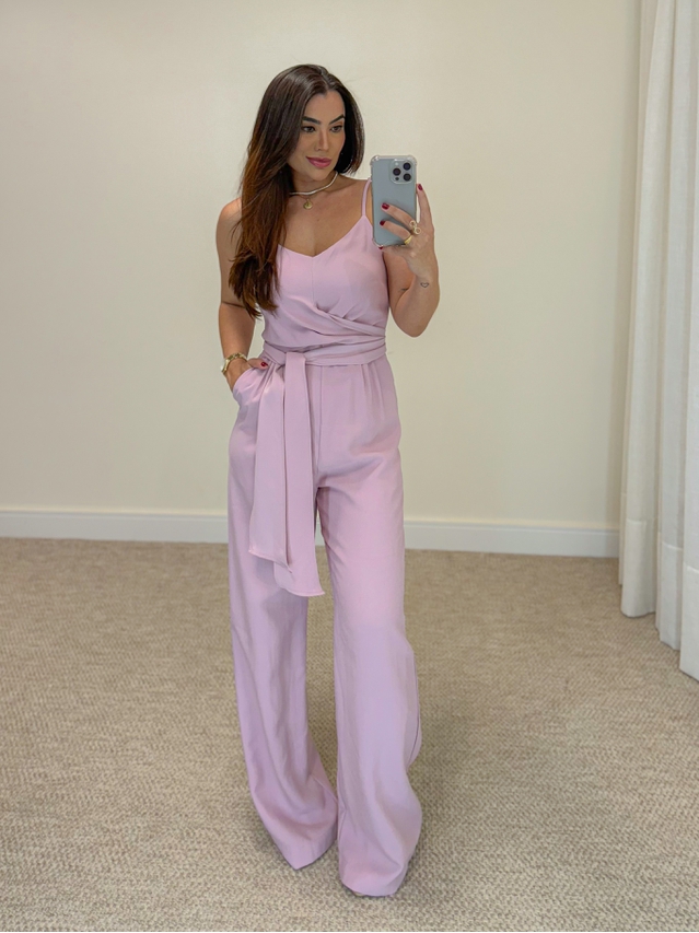 Macacão Martina Rosa Chá