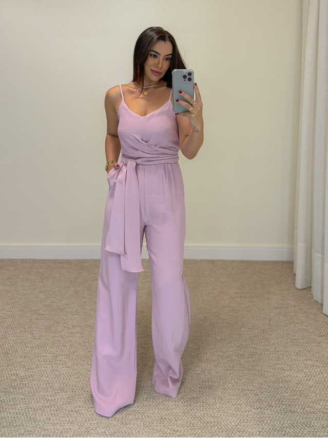 Macacão Martina Rosa Chá