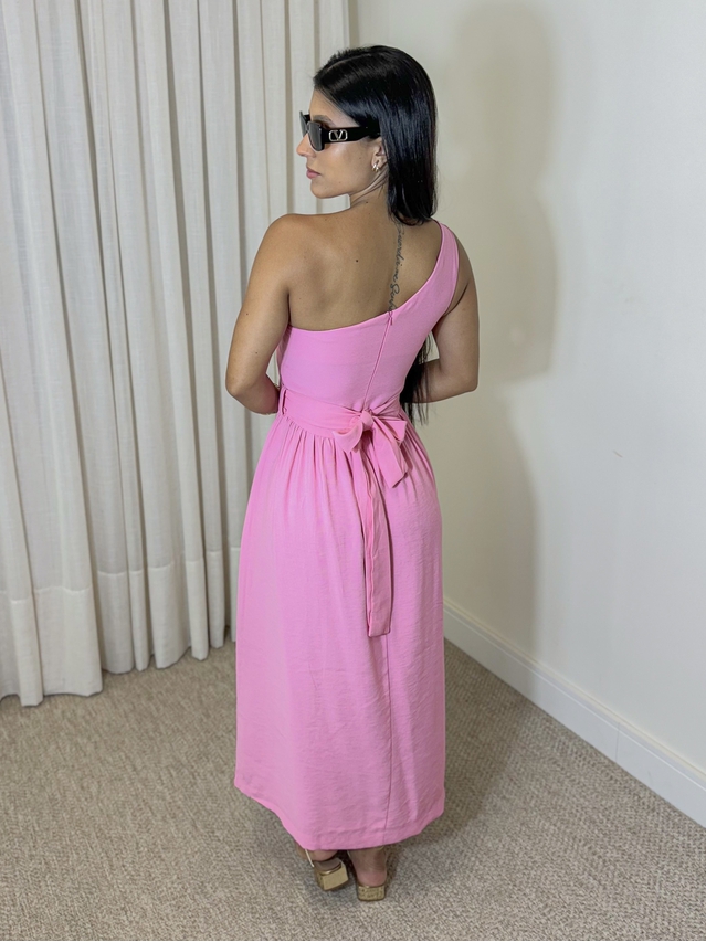 Vestido Midi Ariela Rosa