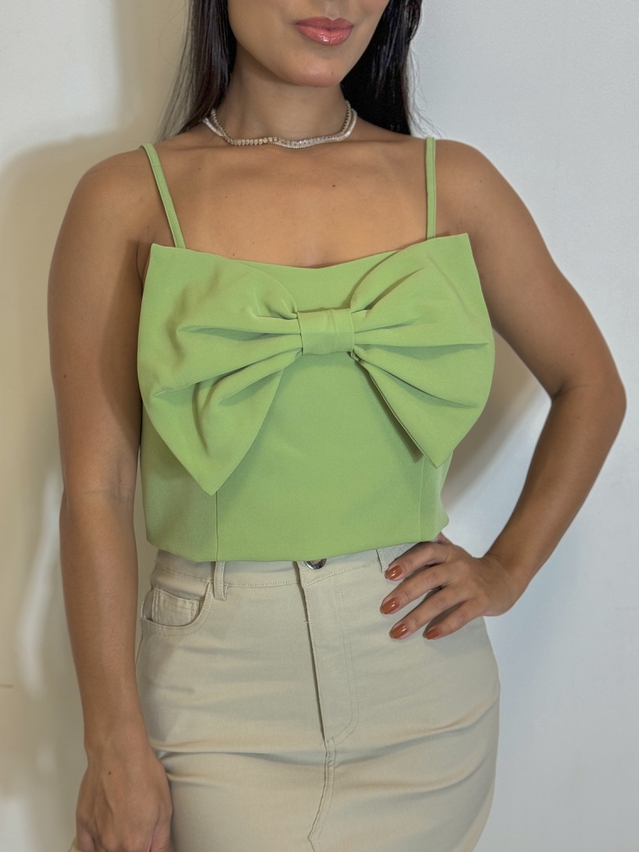 Cropped Laço Flávia Verde