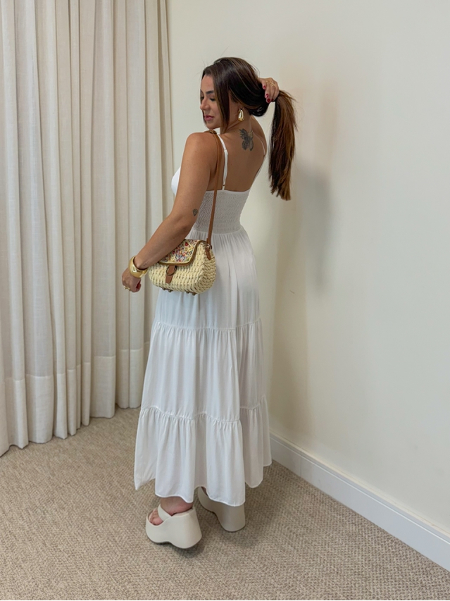 Vestido Midi Atenas Branco 