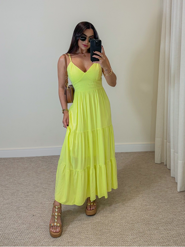 Vestido Midi Atenas Lima