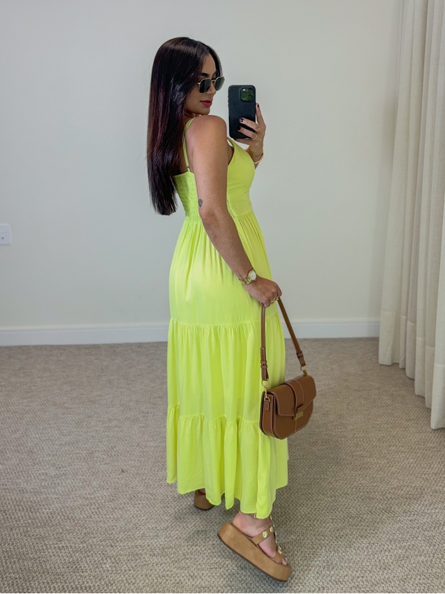 Vestido Midi Atenas Lima