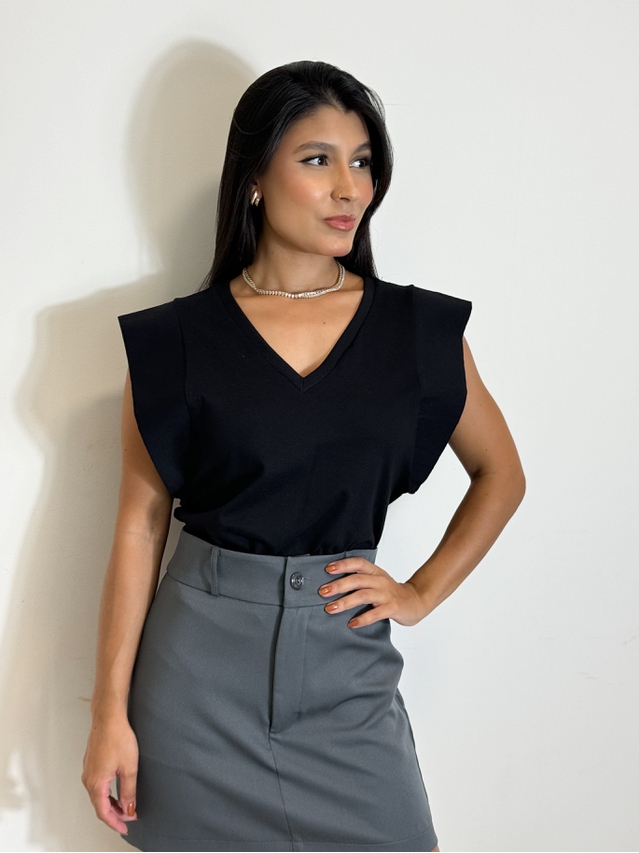 Saia Alfaiataria Jade Chumbo