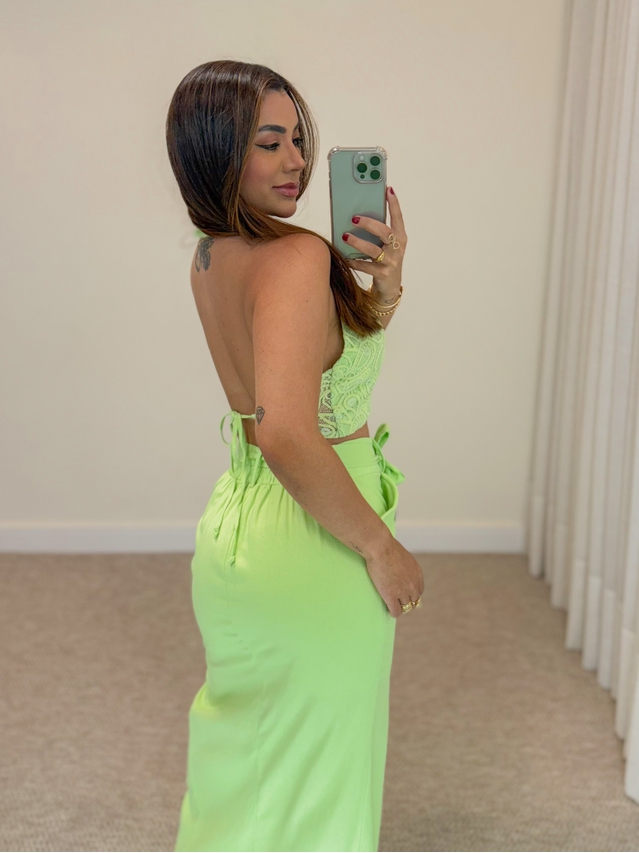 Conjunto Saia Mayra Verde