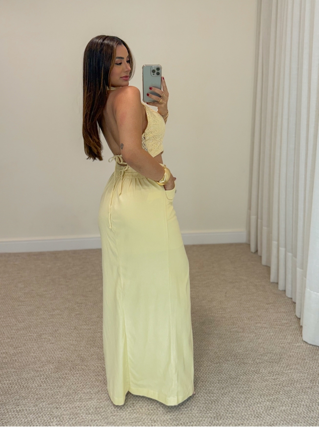 Conjunto Saia Mayra Manteiga