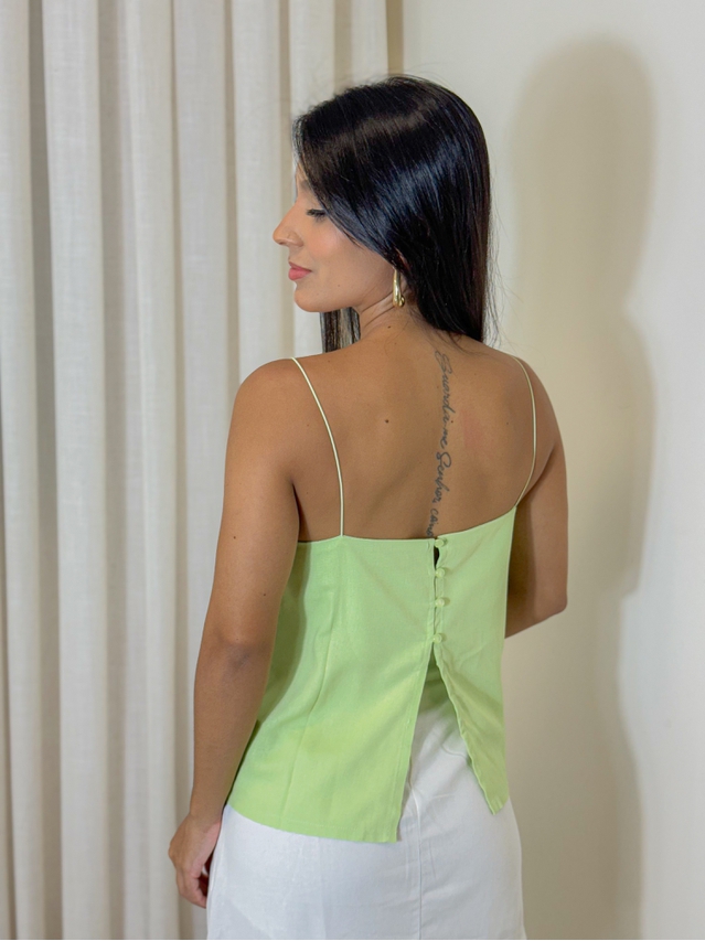 Blusa Linho Karen Verde