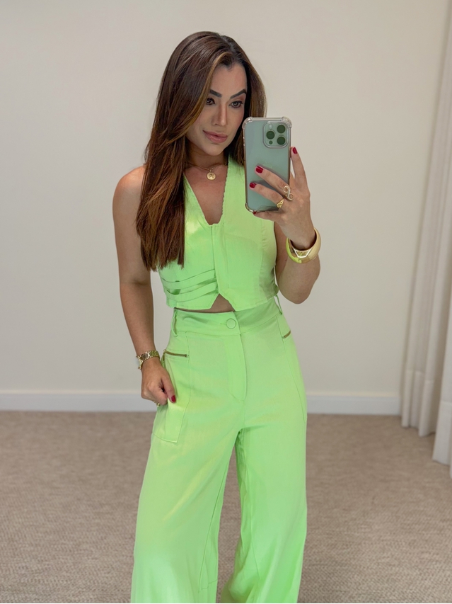 Conjunto Pantalona Sofia Lima