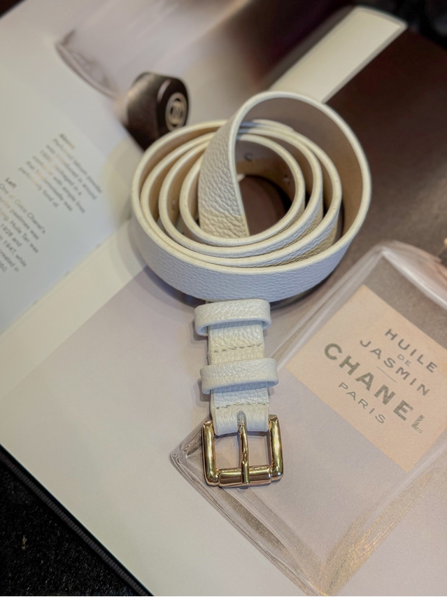 Cinto Couro Ju Branco