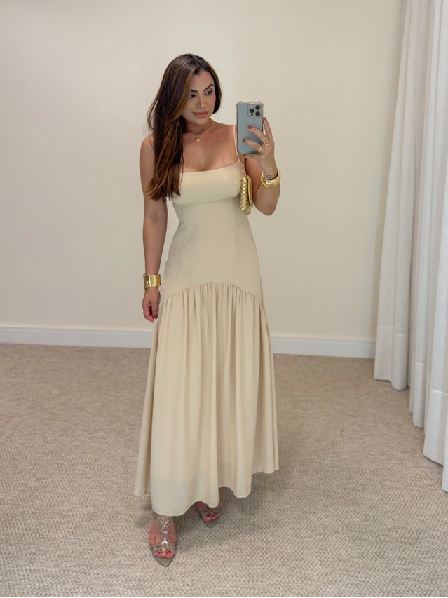 Vestido Midi Lohana Areia