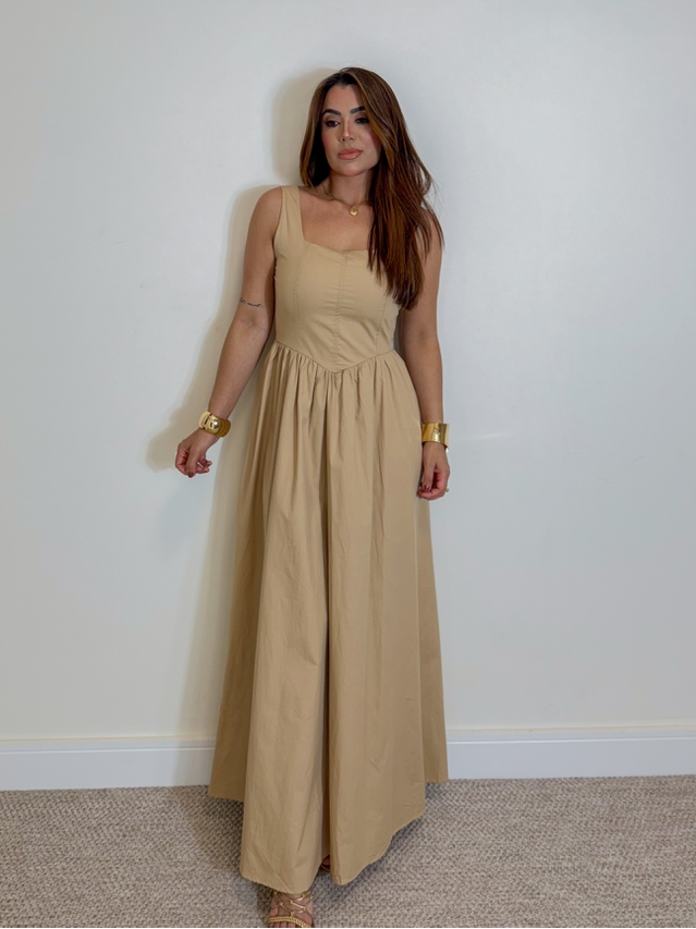 Vestido Alça Giovanna Cappuccino