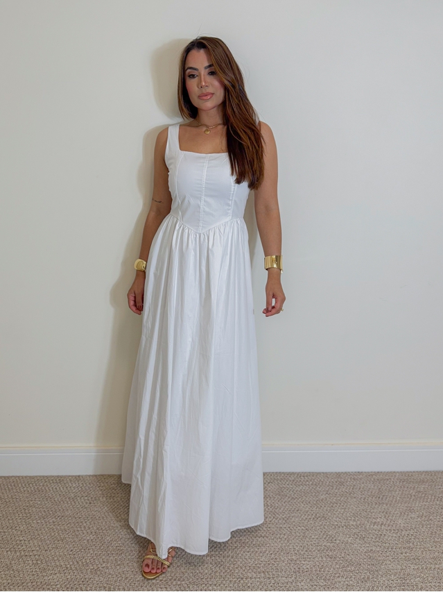 Vestido Alça Giovanna Branco