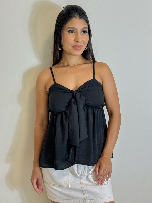 Blusa Laço Ludmila Preto