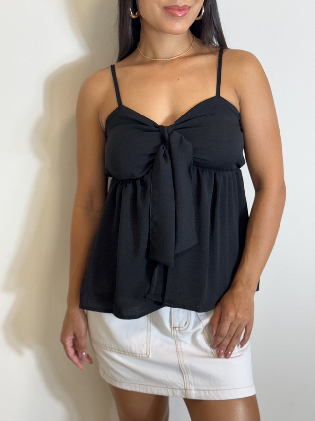Blusa Laço Ludmila Preto