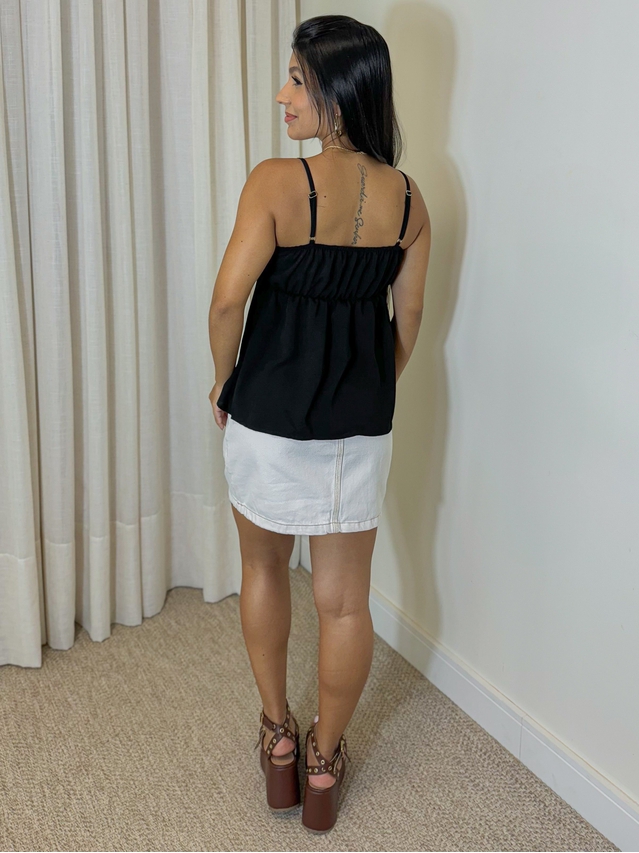 Blusa Laço Ludmila Preto