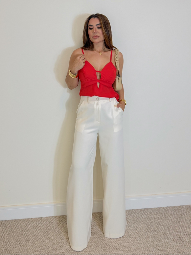 Blusa Alcinha Marta Vermelho