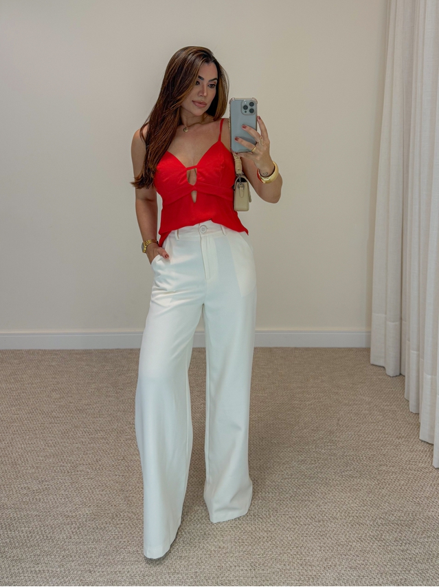 Blusa Alcinha Marta Vermelho