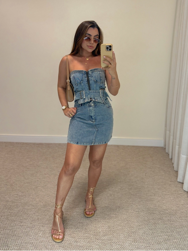 Conjunto Jeans Claro