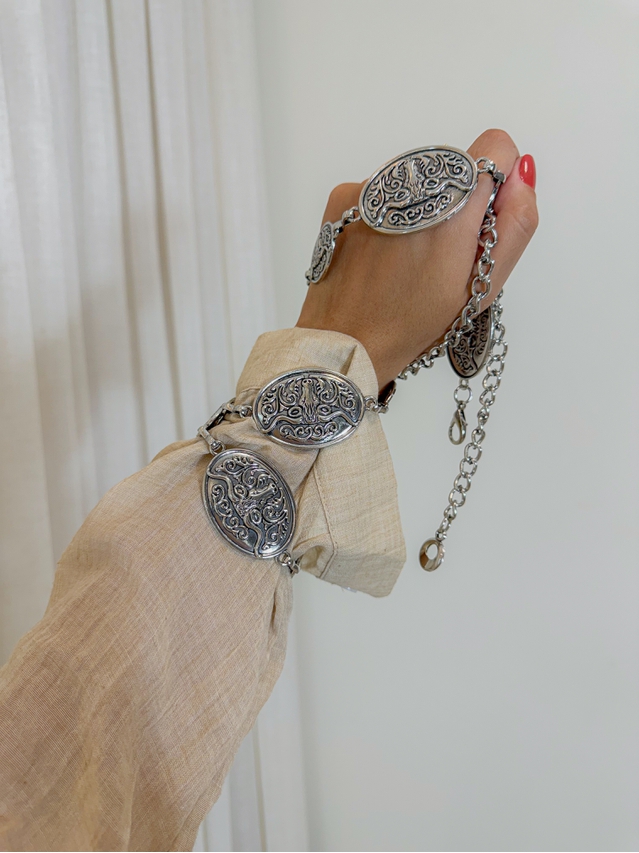 Cinto Country Metal Onix