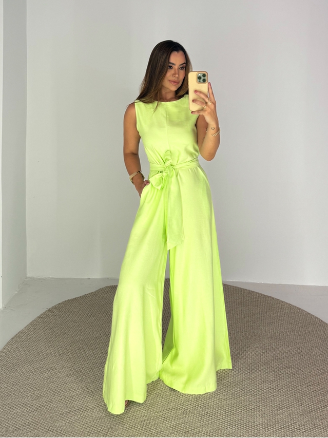 Macacão Pantalona Mônica Lima