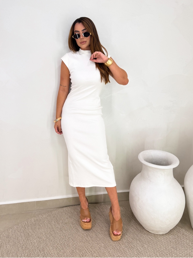 Vestido Canelado Buenos Aires Off