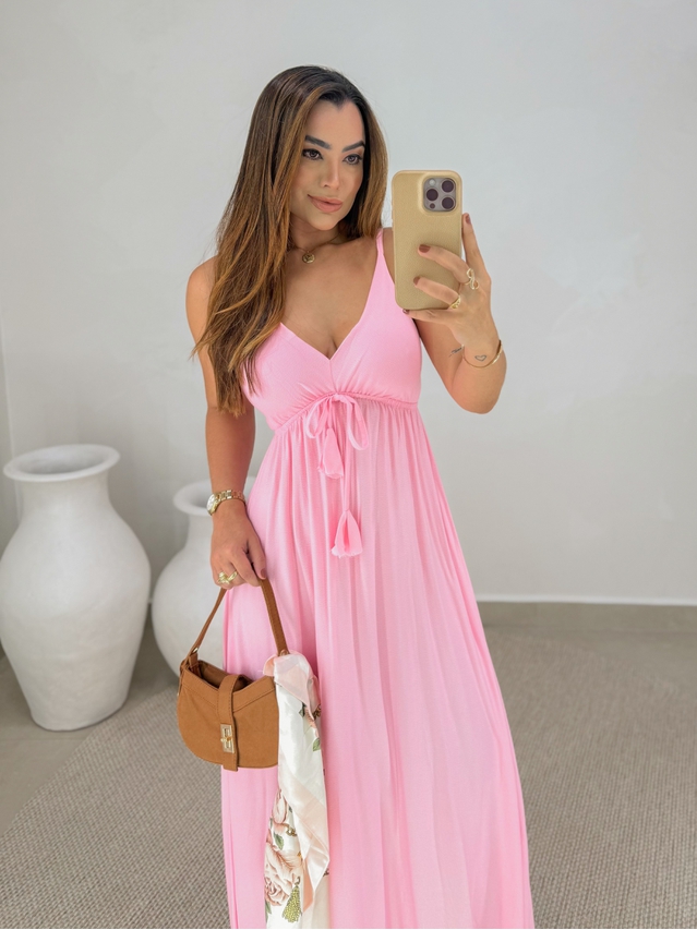 Vestido Liso Ibiza Rosa