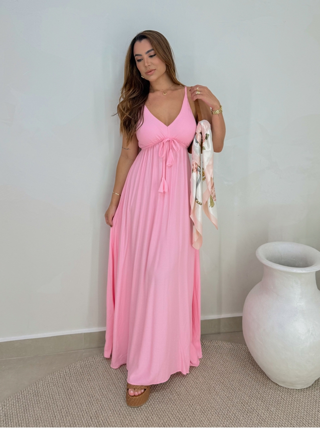 Vestido Liso Ibiza Rosa