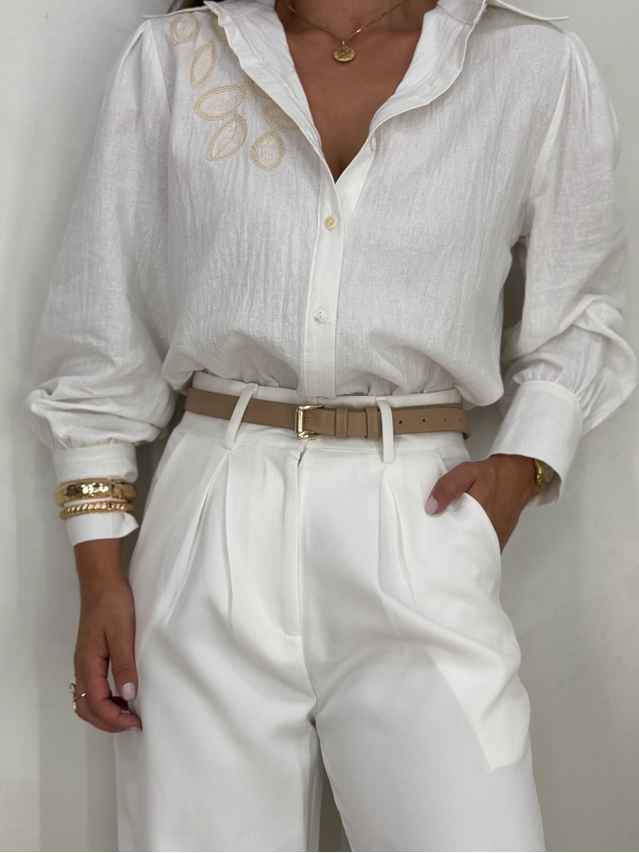 Cinto Couro Ju Cappuccino