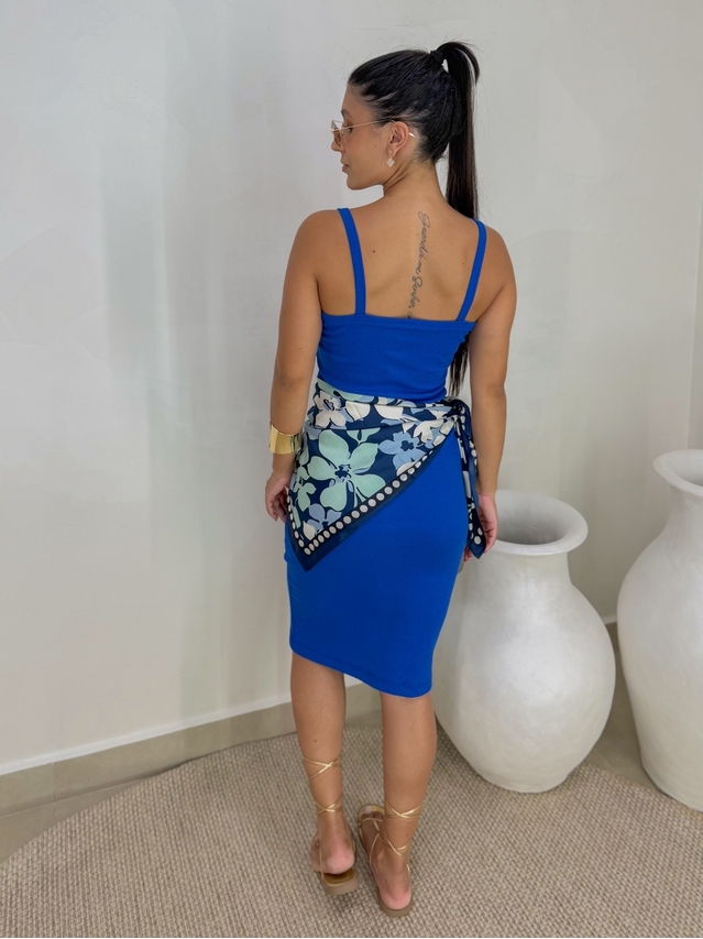 Vestido Regata Dinamarca Azul Royal