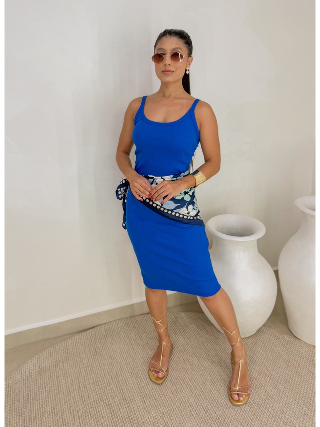 Vestido Regata Dinamarca Azul Royal