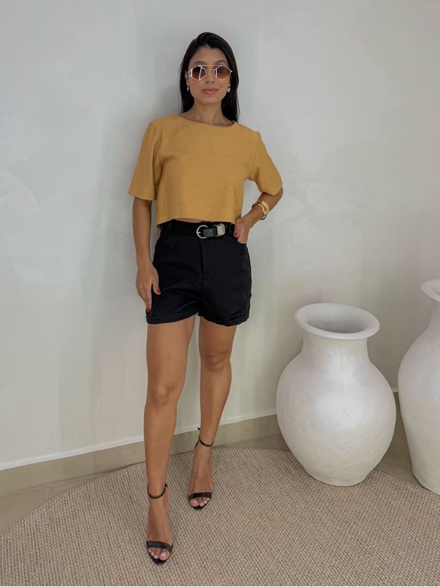 Short Cinto Luanda Preto 