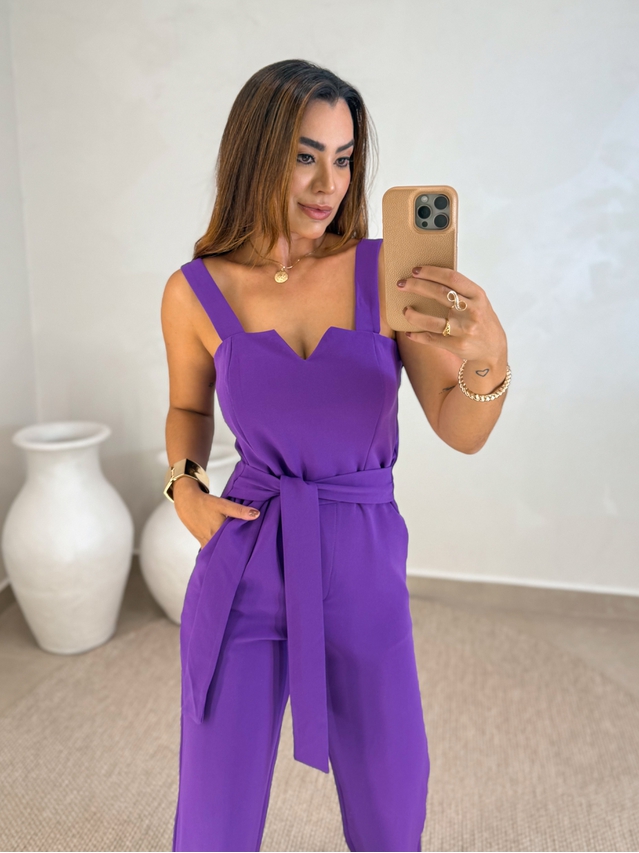 Macacão Lisboa Roxo