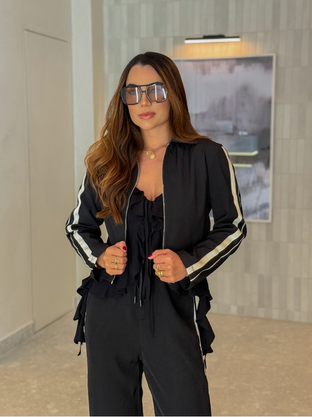 Jaqueta Zíper Jully Preto