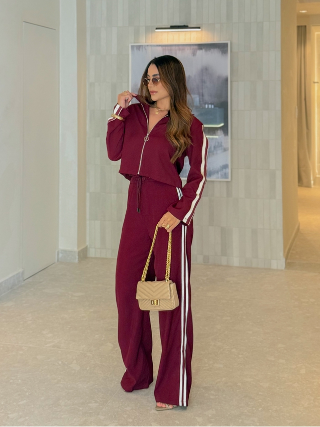 Jaqueta Zíper Jully Cereja