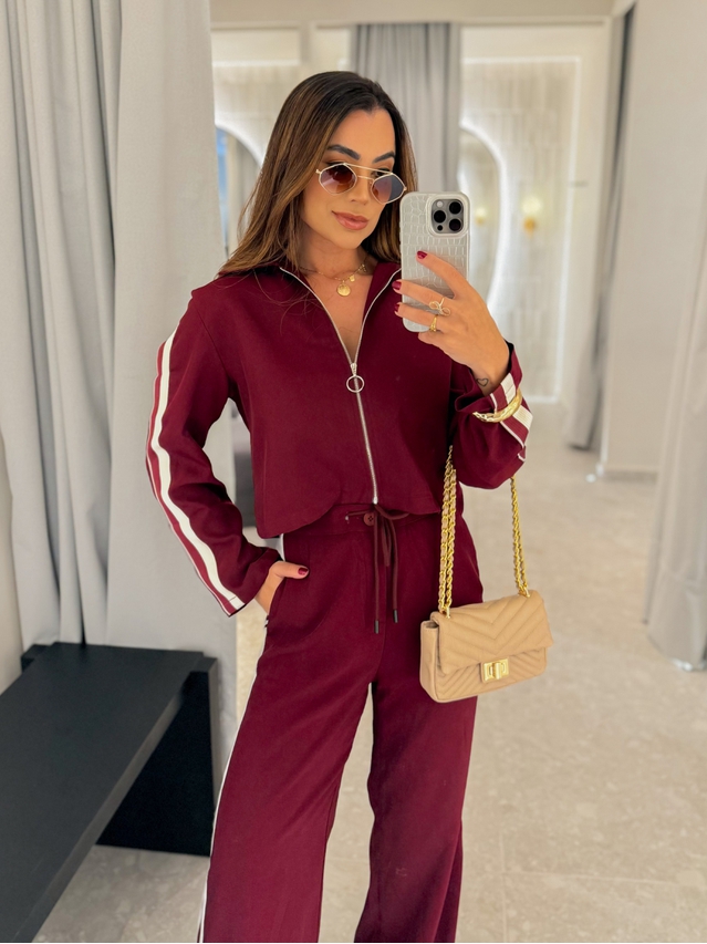 Jaqueta Zíper Jully Cereja