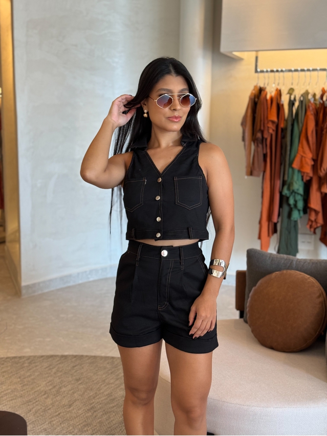 Conjunto Sarja Porto Preto