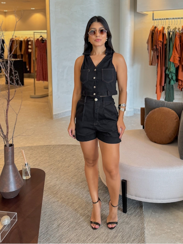 Conjunto Sarja Porto Preto