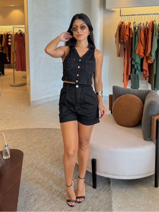 Conjunto Sarja Porto Preto