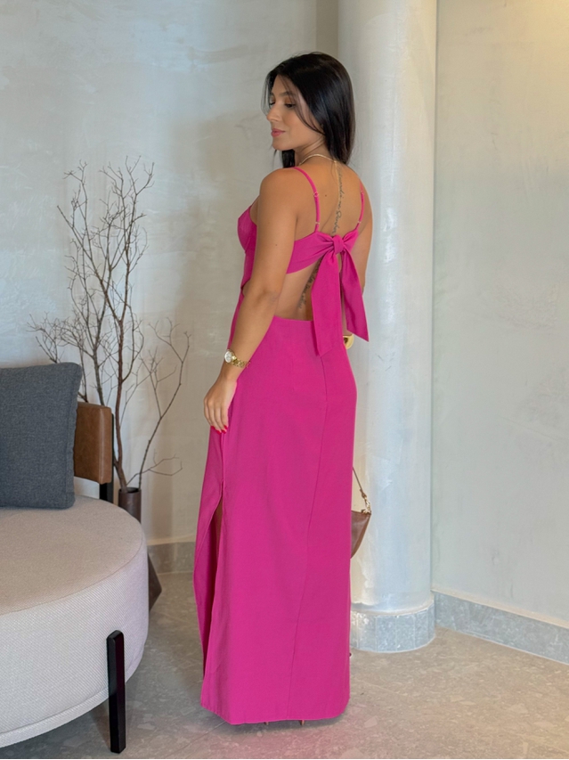 Vestido Meia Taça Emmy Pink
