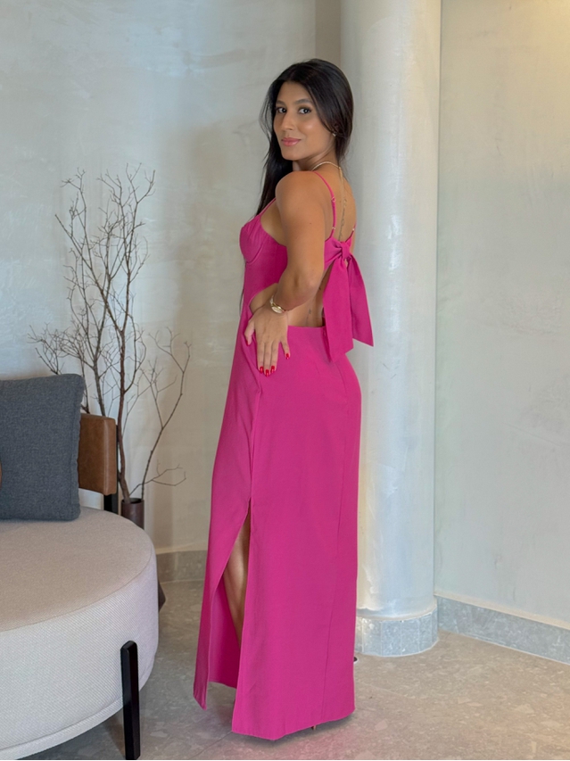 Vestido Meia Taça Emmy Pink