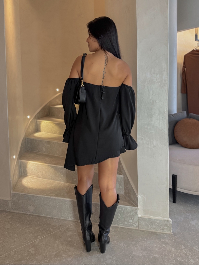 Macaquinho Bata Letícia Preto